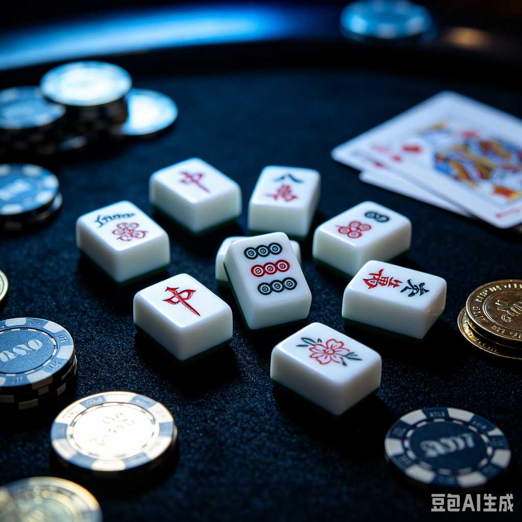 glossy mahjong tiles