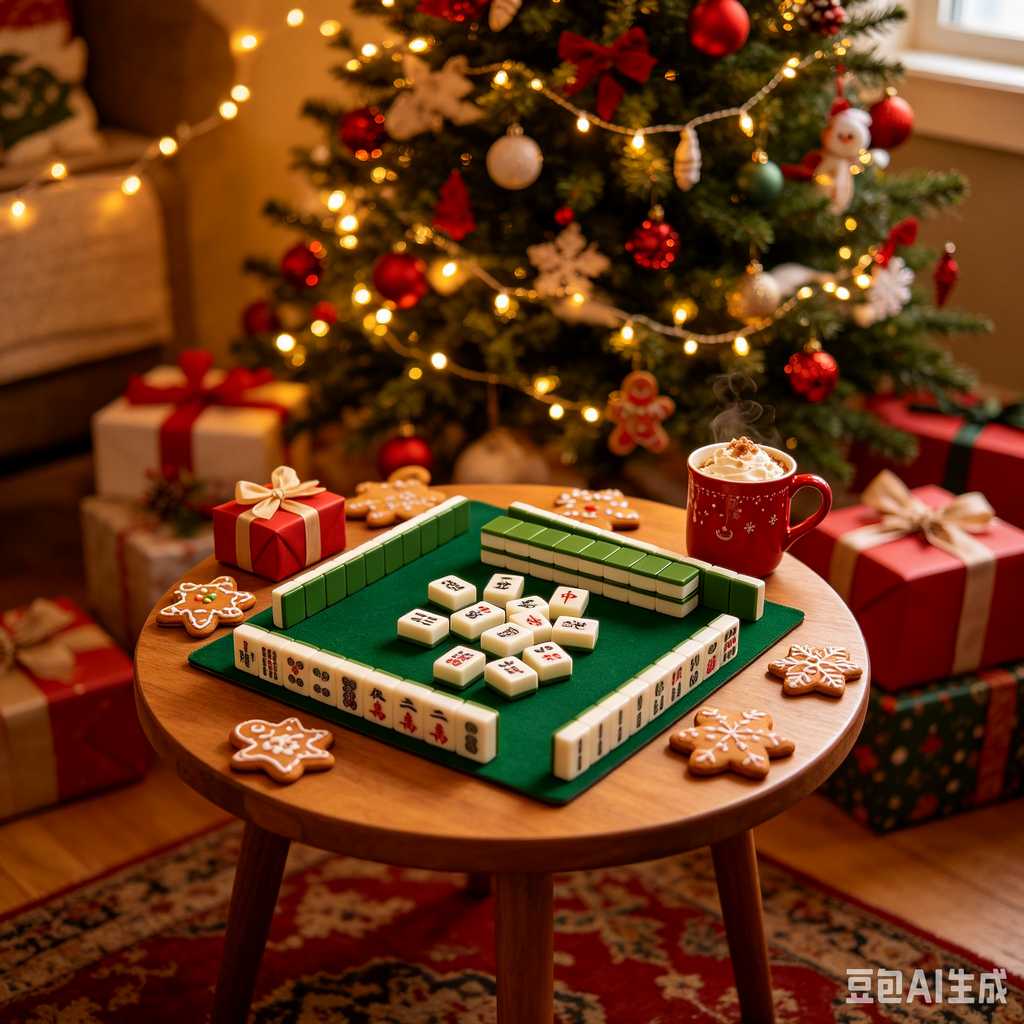 minimal text mahjong set